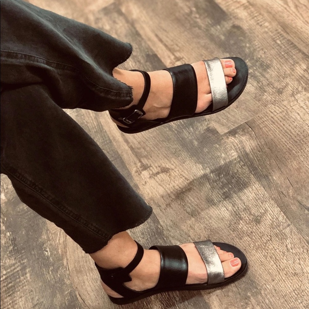 All Black Gladiator Sandal